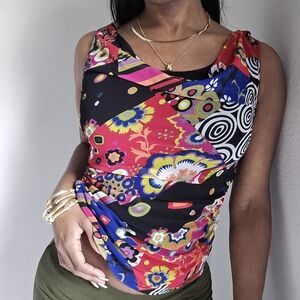 American Vintage Multicolor Sleeveless Blouse